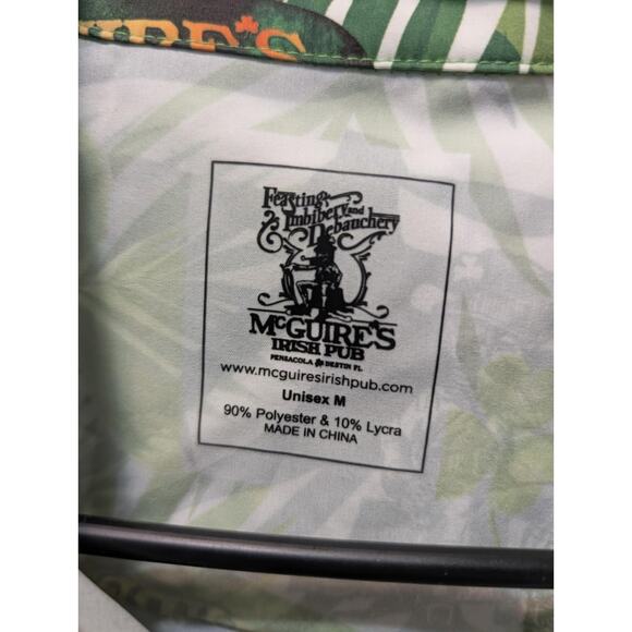 McGuire’s Irish Pub St. Patrick’s Day 2025 Run Shirt Unisex Medium Button Up - Picture 7 of 10